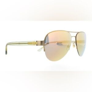 EUC Tory Burch Gold-Tone Mirrored Sunglasses - TY6048
